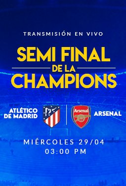ARSENAL VS AM SEMIFINAL CHAMPIONS