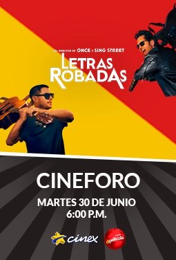 CINEFORO LETRAS ROBADAS